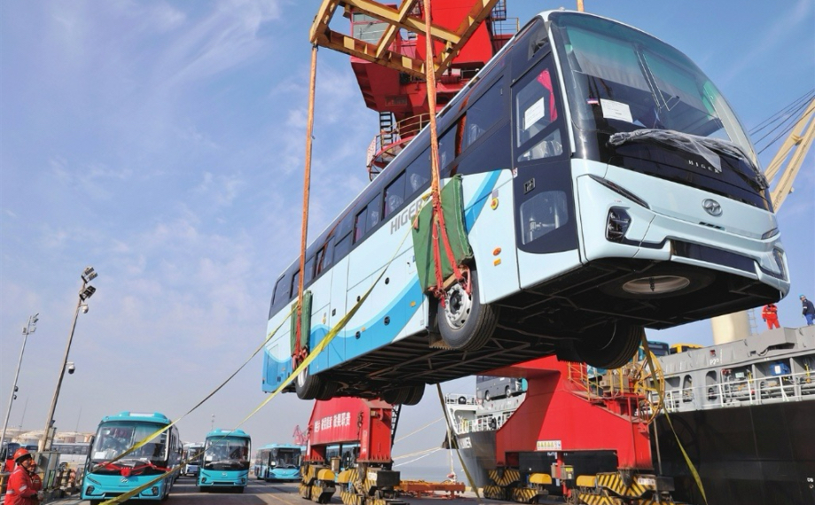 中國客車出口最大單花落蘇州